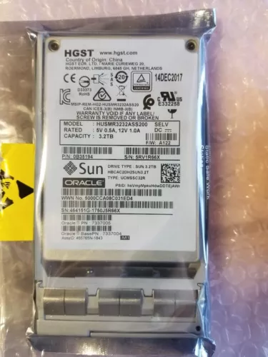 ORACLE SUN 7337004 3.2 TB 12G SAS 2.5  SSD 7337005 HUSMR3232ASS200